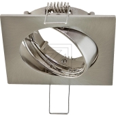 EVN<br>Recessed square swiveling light satin chrome 646 013<br>Article-No: 654285