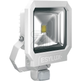 ESYLUX<br>LED-Strahler IP65 mit BWM 50W 3000K weiß EL10810220<br>Artikel-Nr: 659000