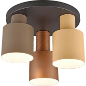 TRIO<br>Ceiling light Agudo metal multicolor 3-bulb. 619430317<br>Article-No: 660705