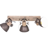 steinhauer<br>Spotlight Gearwood anthracite 3-bulb. 2133A<br>Article-No: 663200