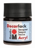 Marabu<br>Decorlack Acryl 50ml schwarz<br>-Preis für 0.0500 Liter<br>Artikel-Nr: 4007751098085