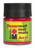 Marabu<br>Decormatt Acryl kirschrot 50ml<br>-Preis für 0.0500 Liter<br>Artikel-Nr: 4007751007827