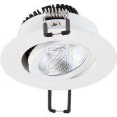 EVN<br>LED recessed spotlight Ra>95, Dim-2-warm, 6W, white 230V, beam angle 38°, swiveling, PC20N601D2W<br>Article-No: 679160