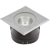 EVN<br>LED recessed floor spotlight IP67, 24W 3000K, square. 230V, beam angle 23°, stainless steel/aluminium, PC674102402<br>Article-No: 683900