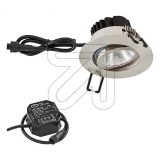 EVN<br>LED-Einbaustrahler edelstahloptik IP65 3000K 6W PC650N61302<br>Artikel-Nr: 684230