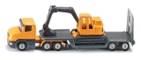 siku<br>Model car metal low loader with excavator 1611<br>Article-No: 4006874016112
