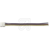 EGB<br>Clip-Flex-Einspeisung für RGB+CCT-Stripes 12mm (6-polig)<br>Artikel-Nr: 689375