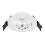 EVN<br>LED recessed spotlight white IP44 3000K 6W E44060102<br>Article-No: 689960