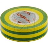 Certoplast<br>Isolierband grün/gelb L10m/B15mm<br>-Preis für 10 meter<br>Artikel-Nr: 720140