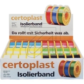 Certoplast<br>Insulating tape assortment, 30 pieces, assorted colors<br>Article-No: 721035