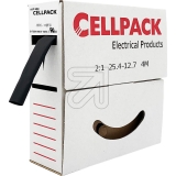 Cellpack<br>Schrumpfschlauch 25,4-12,7, Inhalt 4m<br>-Preis für 4 Meter<br>Artikel-Nr: 724285