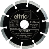 eltric<br>Diamant-Trennscheibe 125mm Schwarz