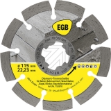 EGB<br>Diamant-Trennscheibe 115mm X-Lock Beton 96100<br>Artikel-Nr: 752670