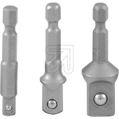 Projahn<br>1/4 Bit Adapter Set 3tlg. Länge 50mm 2880 für Stecknüsse 1/4 , 3/8 , 1/2<br>Artikel-Nr: 753735