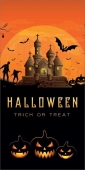 EUROPALMS<br>Halloween Banner, Geisterhaus, 90x180cm<br>Artikel-Nr: 80164202