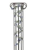 EUROPALMS<br>Blütengirlande, künstlich, blau, 180cm