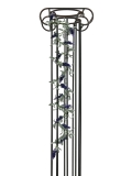 EUROPALMS<br>Blütengirlande, künstlich, violett, 180cm