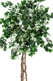 EUROPALMSBougainvillea, Kunstpflanze, weiß, 150cm