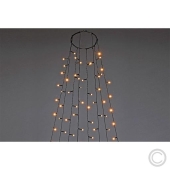 Konstsmide<br>LED tree light jacket, strand length 2.4m, 240 LEDs amber 6394-820<br>Article-No: 831395