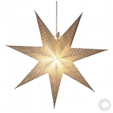 Konstsmide<br>Paper Christmas star foldable 1 flame 60x60cm silver 5900-300<br>Article-No: 831445