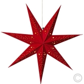 Konstsmide<br>Papier-Weihnachtsstern für LED-Birnenlampe 1 flamig 78x78cm rot 5951-550<br>Artikel-Nr: 831750