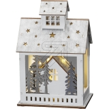 Konstsmide<br>LED wooden silhouette house and market 3278-210<br>Article-No: 832130