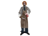 EUROPALMS<br>Halloween Figur Zombie mit Kettensäge, animiert, 170cm<br>Artikel-Nr: 83316127