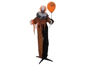 EUROPALMS<br>Halloween Figure Clown with Balloon, animated, 166cm<br>Article-No: 83316137