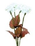 EUROPALMS<br>Hortensie, weiß mit Blüten, 100 LEDs