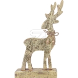 Söllner Floristik<br>Wooden reindeer gold 05298<br>Article-No: 834840