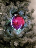 EUROPALMS<br>LED Snowball 8cm, rosa 5x<br>Artikel-Nr: 83501238