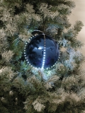 EUROPALMS<br>LED Snowball 8cm, dark blue 5x<br>Article-No: 83501239