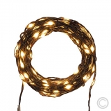 LUXA<br>MHB LED light chain Professional 500 flg. amber, brown metal wire 55117<br>Article-No: 836485