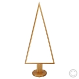 LUXA<br>LED wooden pyramid on base warm white 187 LEDs warm white Ø 16x32x76cm 47549<br>Article-No: 836800
