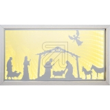 LUXALED Infinity Mirror Dekopaneel Nativity 67 LEDs warm white 22x42x2.3cm 62948Article-No: 837365