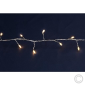 LUXA<br>LED micro light chain cluster inside and outside illuminated length 2m total length 2.1m 200 LEDs warm white 67240<br>Article-No: 837490