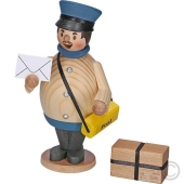 Drechslerei Kuhnert<br>Incense Smoker Max the Postman Height 16cm 33154