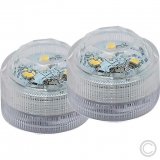 SAICO<br>Power Teelichter 2er-Set 2x3 LEDs warmweiß Ø 3x2cm CW28-5750<br>Artikel-Nr: 839120
