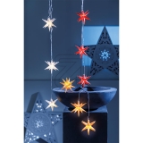 SAICOKunststoff-Sternenhänger weiß3 LEDs Ø 12cm CW62-1008Artikel-Nr: 839370