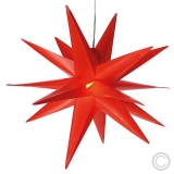 SAICO<br>Kunststoffstern 35cm rot 1 LED CAS30192<br>Artikel-Nr: 839395