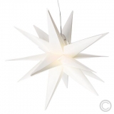 SAICO<br>Kunststoffstern 35cm weiß 1 LED CAS30190<br>Artikel-Nr: 839400