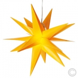 SAICO<br>LED plastic star 1 LED 35x35cm yellow CAS30191<br>Article-No: 839405