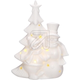 SAICO<br>Porzellan-Weihnachtsbaum mit Schneemännern CW34-2160<br>Artikel-Nr: 839655