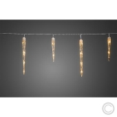 Konstsmide<br>LED icicle light chain 96 LEDs amber 2770-802<br>Article-No: 841945