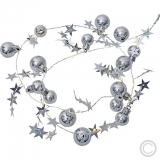Best Season<br>LED ball light chain, battery operated 3 Mignon, total length 1.4m 728-05<br>Article-No: 842445