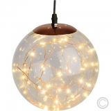 LUXA<br>LED decorative lamp sphere 20cm 39025 40 LEDs Ø 20cm copper<br>Article-No: 848775