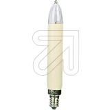 EGB<br>Stem candle ivory 14V/3W E10 clear 30-7781<br>-Price for 3 pcs.<br>Article-No: 850010