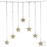 Konstsmide<br>Vorhang mit 7 Sternen ww LED 1243-103<br>Artikel-Nr: 858865