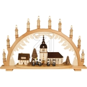 Lenk&Sohn<br>Schwibbogen 10flg. Dorfkirche 41115-n<br>Artikel-Nr: 860525