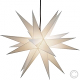 SAICO<br>LED-Weihnachtsstern für innen und außen 1 flamig Ø 60cm weiß WS2005<br>Artikel-Nr: 861520